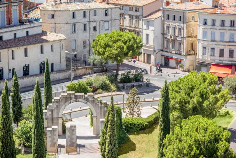 Des immeubles situés dans la ville de Montpellier