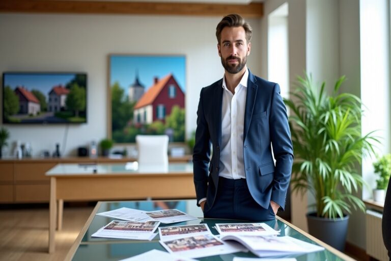 Bureaux d'une agence immobilière à Montrouge