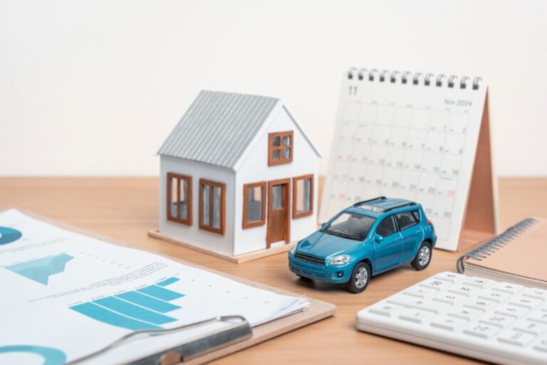 Une planification financière avec une maison et une voiture